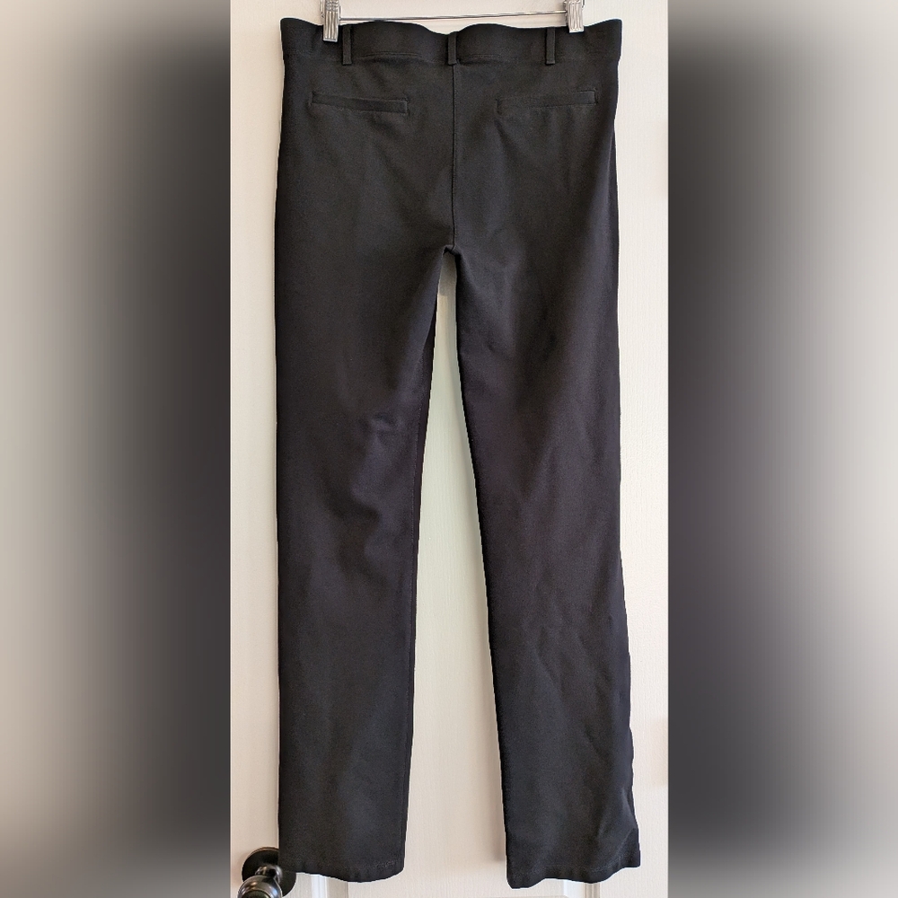 Betabrand Classic Black Dress Straight Leg Yoga Business Casual Pant Size L - Picture 10 of 14